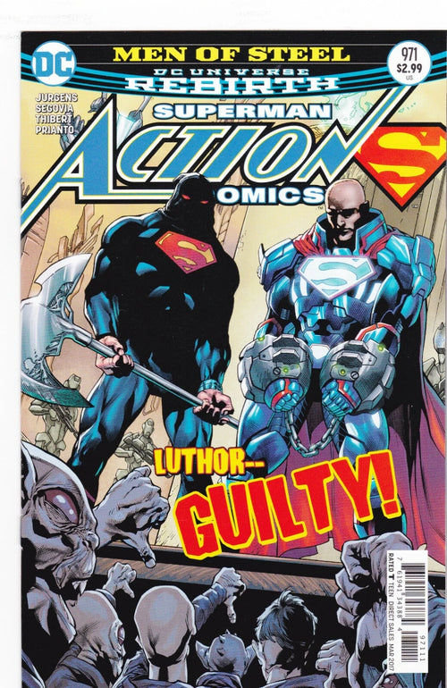 ACTION COMICS #971 / REBIRTH / SUPERMAN / LEX LUTHOR CULPABLE
